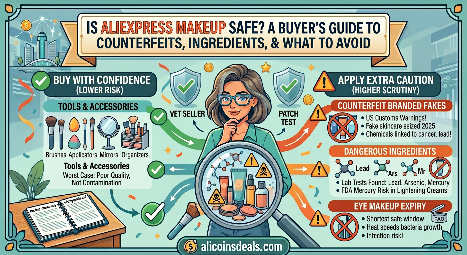 Is AliExpress Makeup Safe? A Buyer's Guide to Counterfeits, Ingredients, and What to Avoid